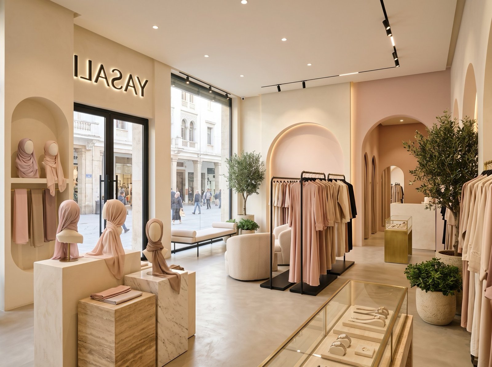 Espace foulards de la boutique YASALI